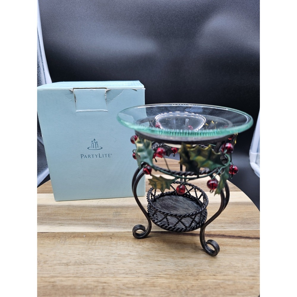Partylite Holly Lites Aroma Melts Warmer‎ P9910 Winter Holiday Christmas Decor